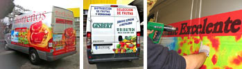 Rotulación de coches en Leganés. Decoración y pintura de vehículos industriales.
