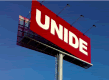 Monoposte de Unide fabricado y rotulado